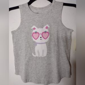 NWT Rumi + Ryder Girl's Gray/Fun Dog Graphic Top Multiple Sizes